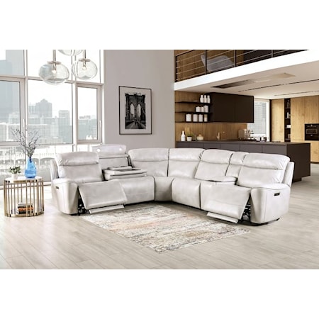 6-Piece Power Reclining Sectional Sofa