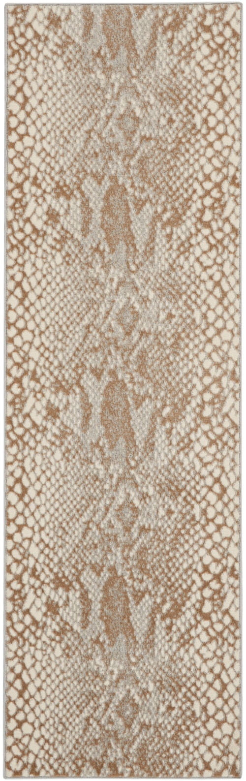 2'3" x 7'3" Ivory Beige Runner Rug
