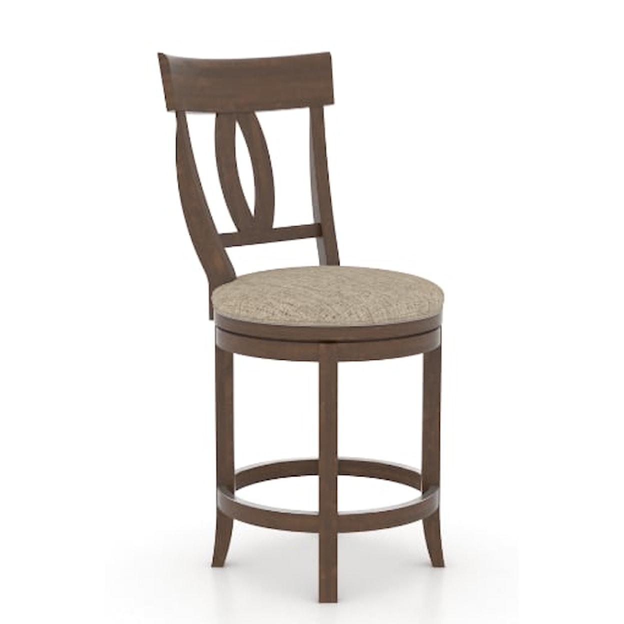 Canadel Canadel Upholstered Swivel Stool