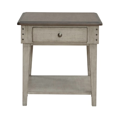 1-Drawer End Table