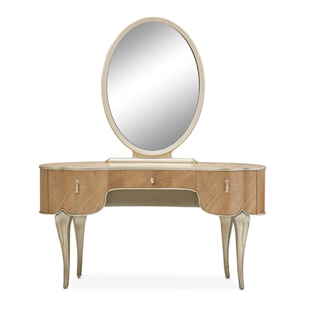 Vanity and Mirror Set