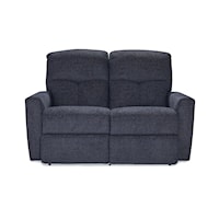 Casual Power Reclining Loveseat with Power Headrests