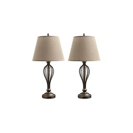 Metal Table Lamp (Set of 2)