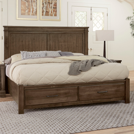 Queen Mansion Storage Bed