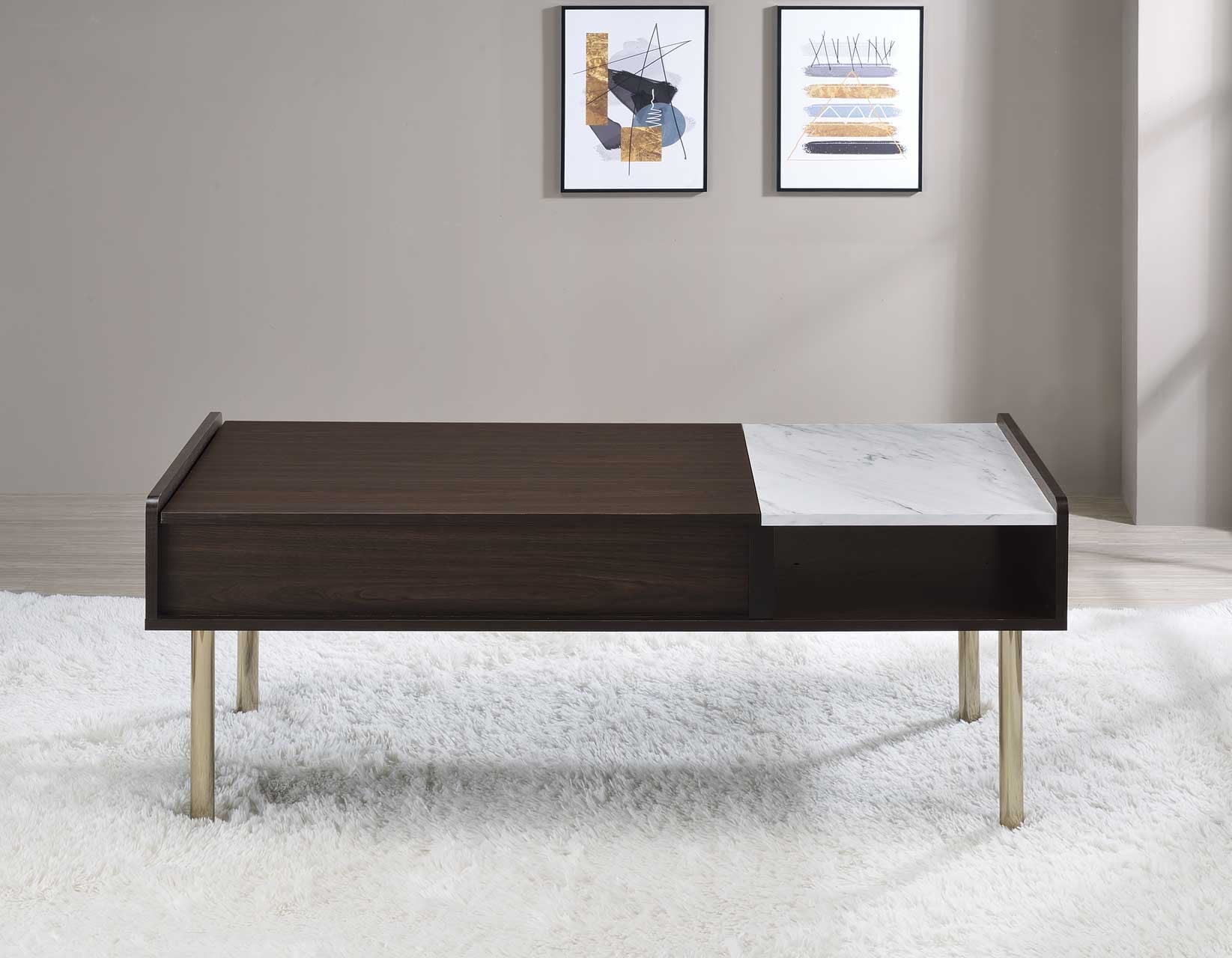 Lift-Top Cocktail Table