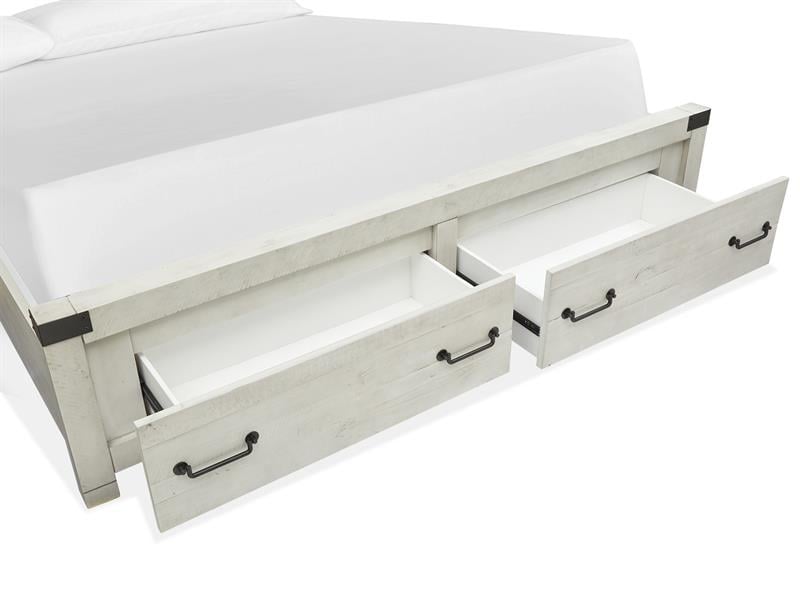 Magnussen Home Chesters Mill California King Panel Storage Bed