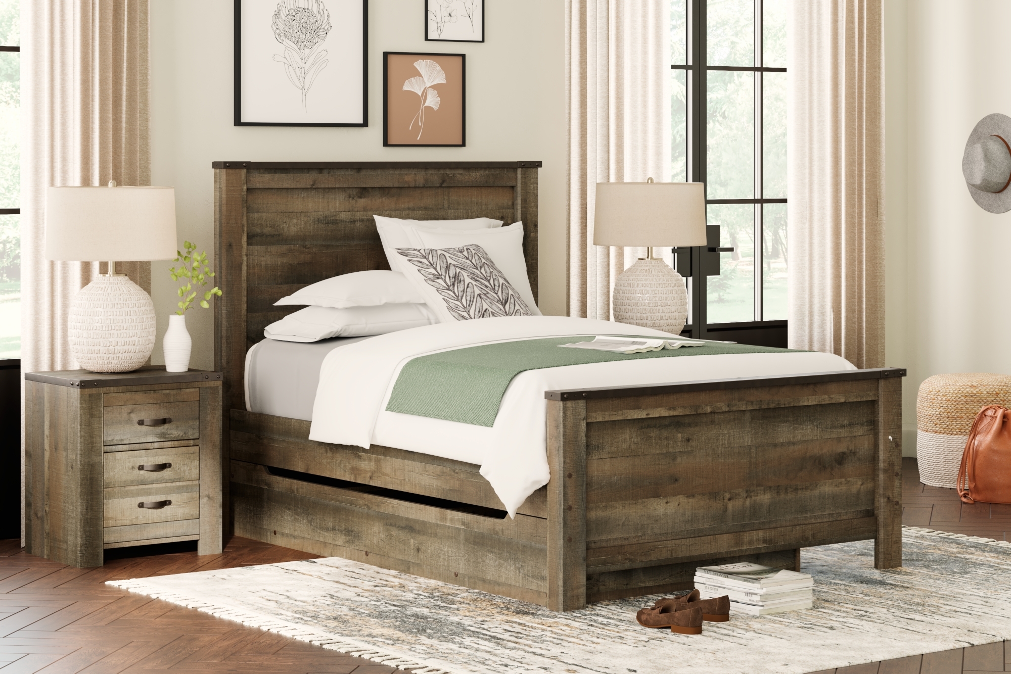 Signature Design by Ashley Trinell Full Panel Bed