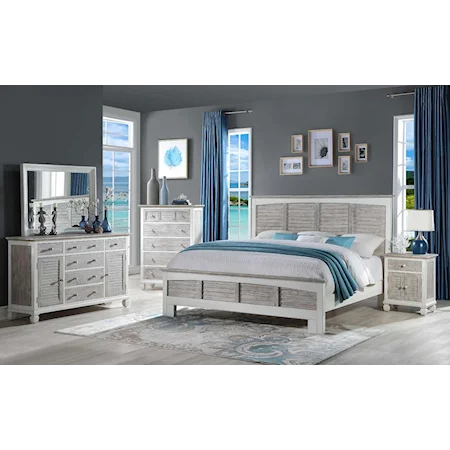 Coastal Islamorada 5-Piece Bedroom Set - Queen