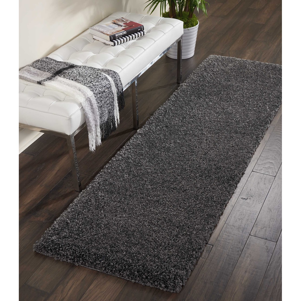 Nourison Malibu Shag 2'2" x 7'6"  Rug