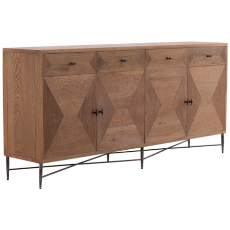 4-Drawer Sideboard