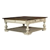 Liberty Furniture Morgan Creek Square Cocktail Table with Storage