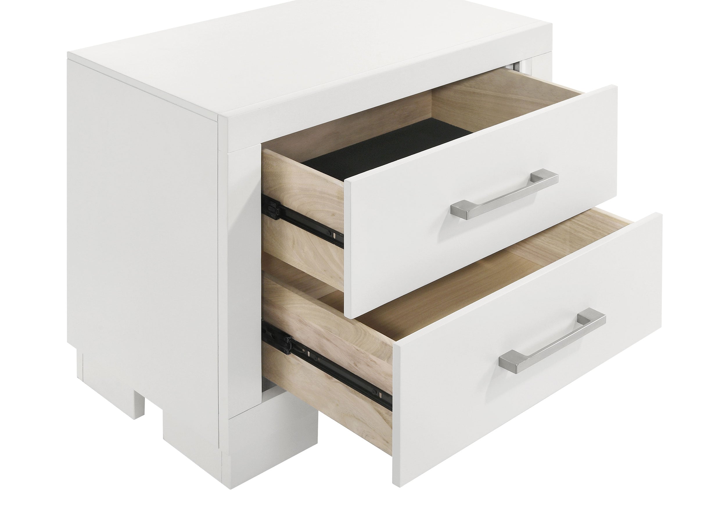 Coaster Jessica King LED Bedroom Set Snow