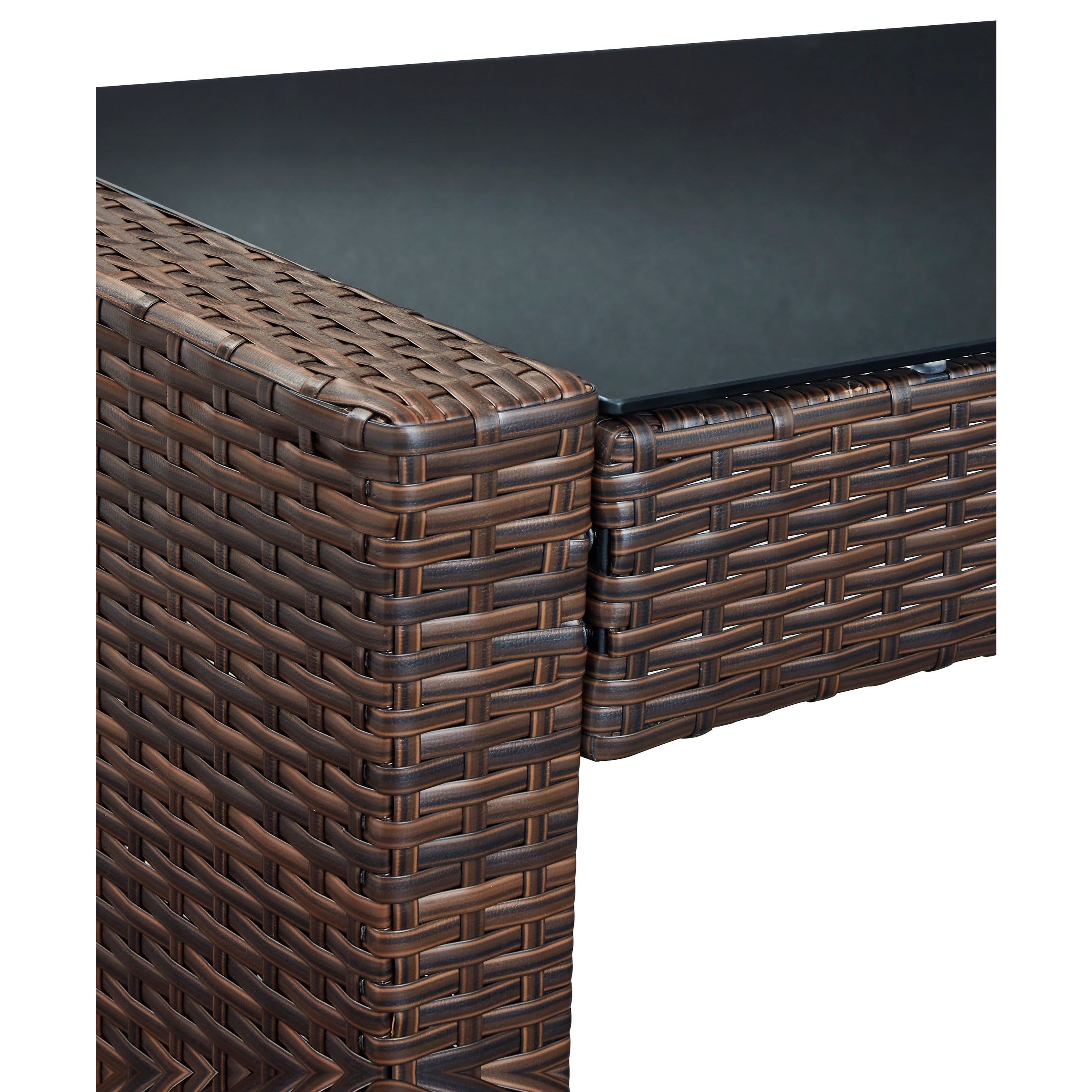 Signature Design by Ashley East Brook Loveseat w/ Table