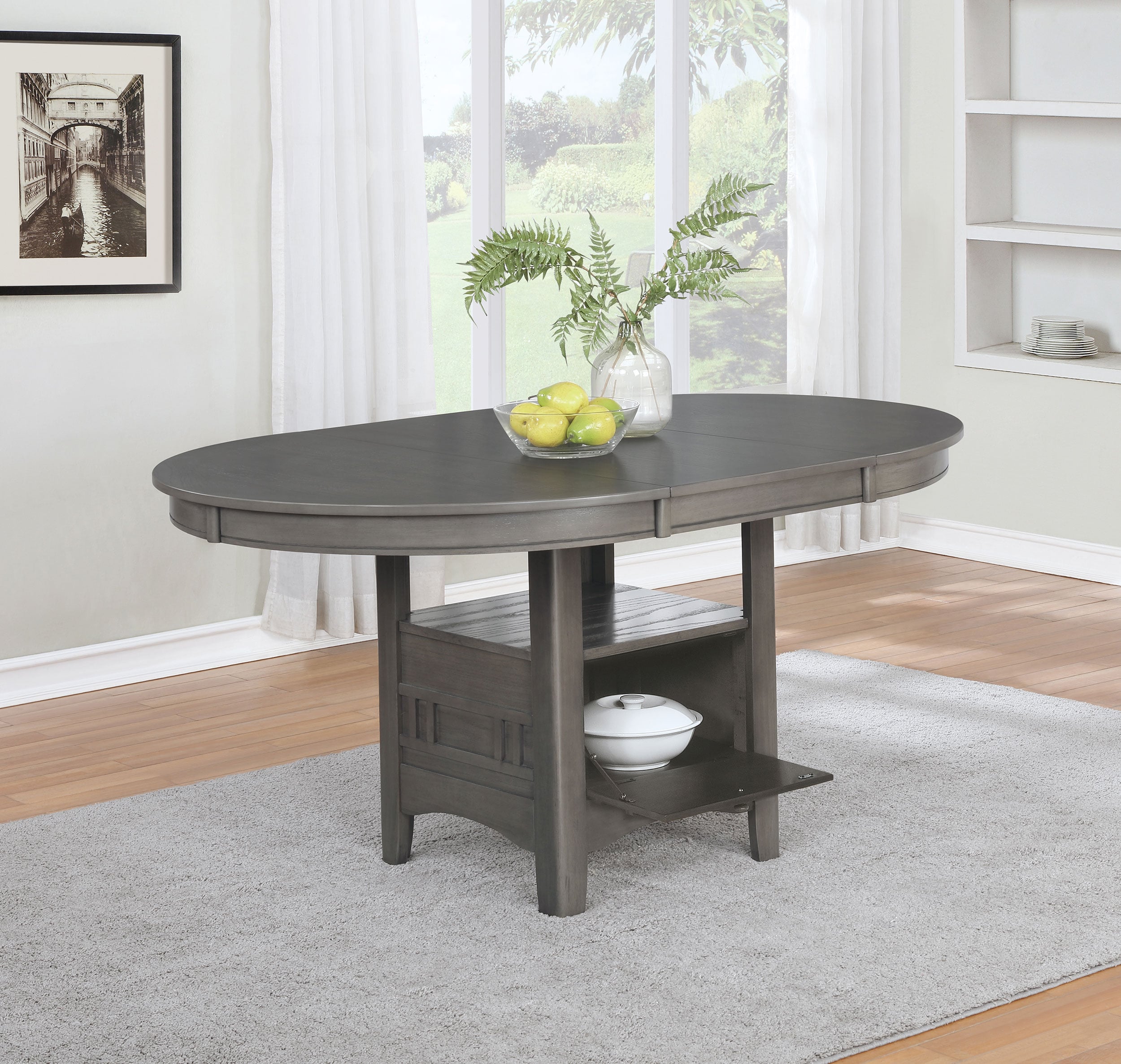 60-inch Extension Leaf Dining Table