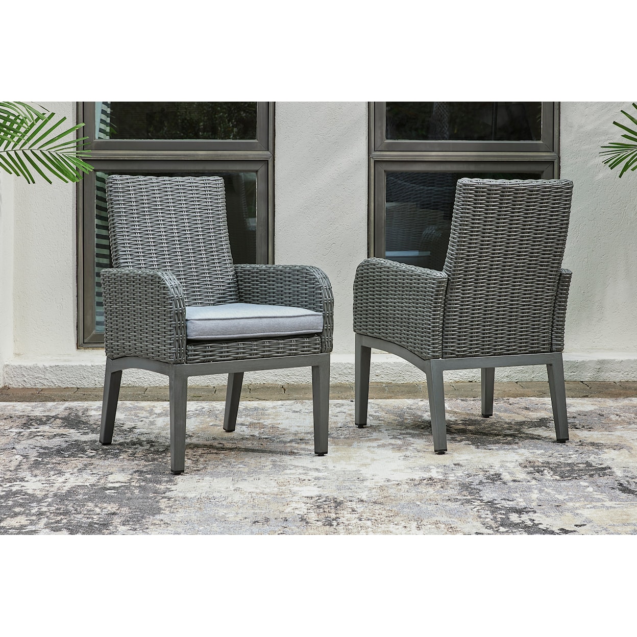 Signature Design by Ashley Elite Park Arm Chair with Cushion (Set of 2)