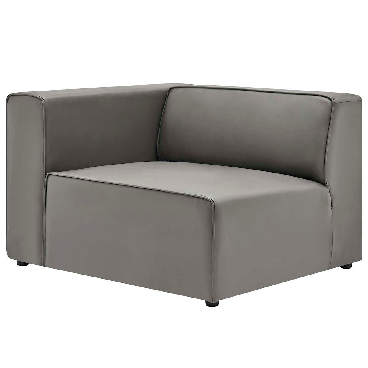 Modway Mingle Vegan Sectional Sofa Loveseat