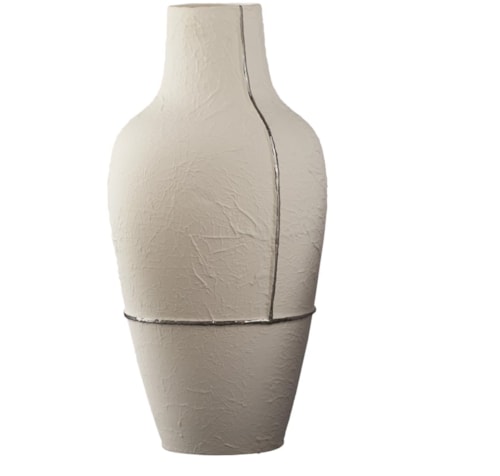 PARCHMENT VASE LRG