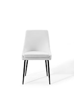 Modway Viscount Viscount Modern Accent Performance Velvet Dining Chair - White