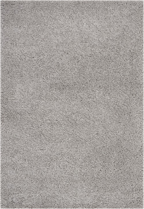 3'11" x 5'11" Silver Grey Rectangle Rug