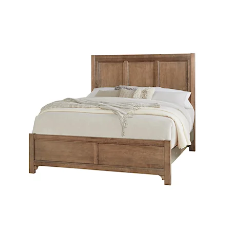 Traditional Farmhouse Queen Panel Bed