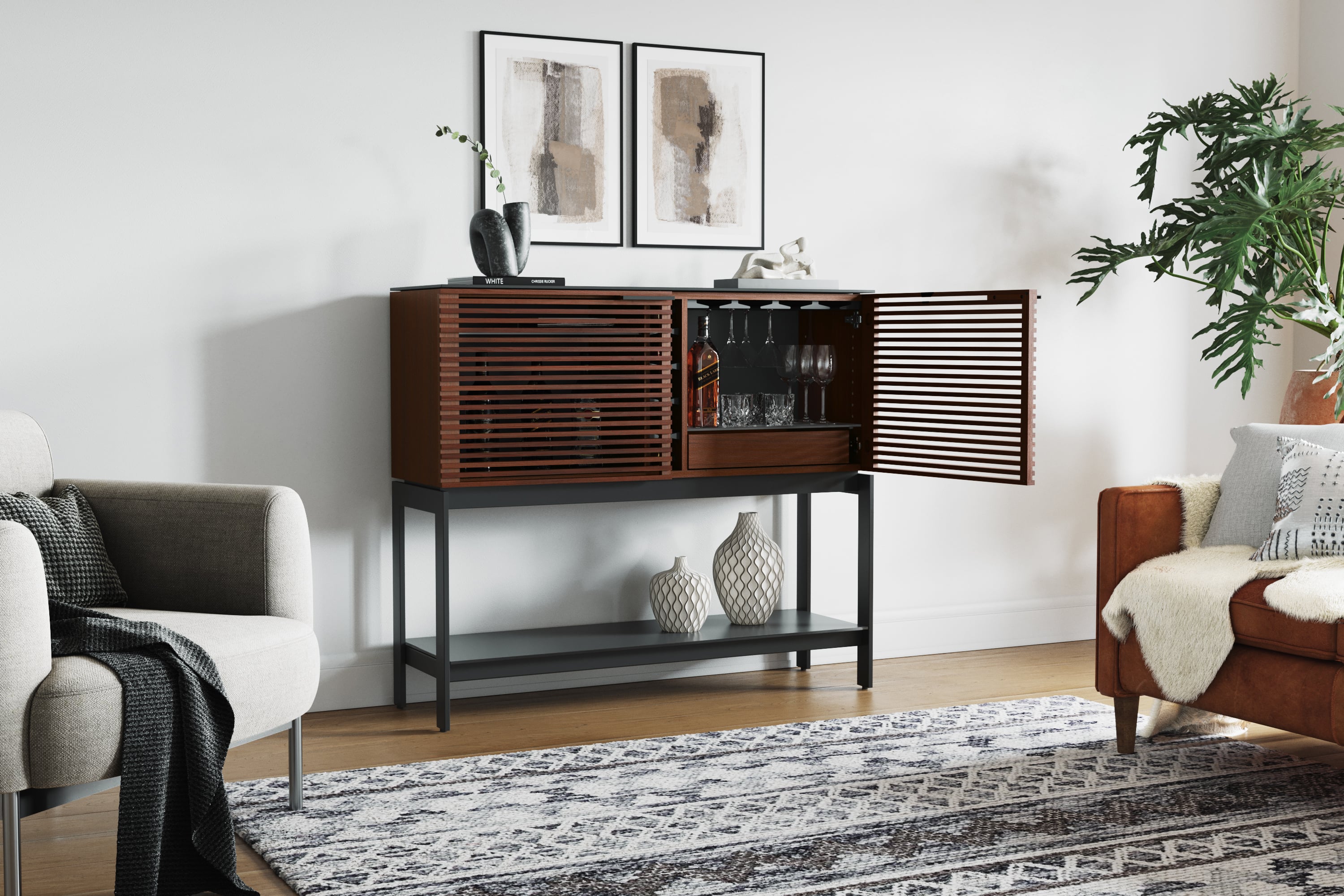 BDI Corridor Bar Cabinet