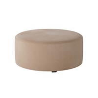 Round Cocktail Ottoman