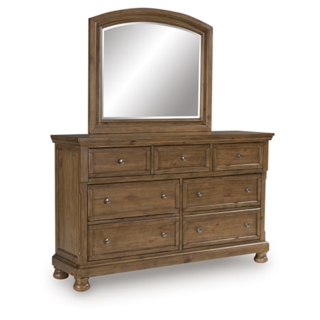 Dresser And Mirror