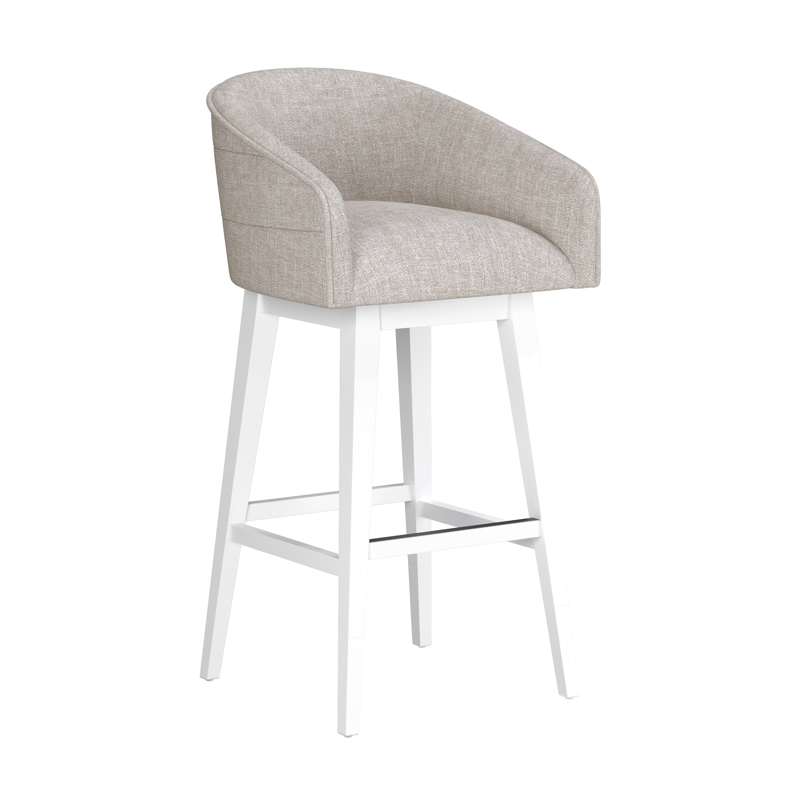 Barrel Back Adjustable Swivel Stool