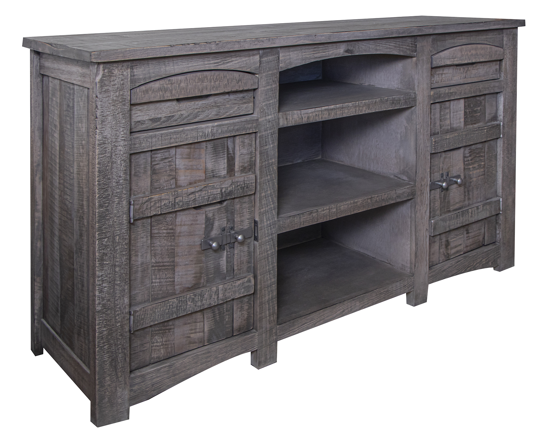 International Furniture Direct San Antonio IFD6401STN60 Rustic TV Stand