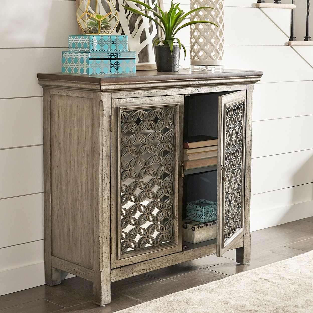 Libby Eclectic Living Accents 2-Door Accent Cabinet