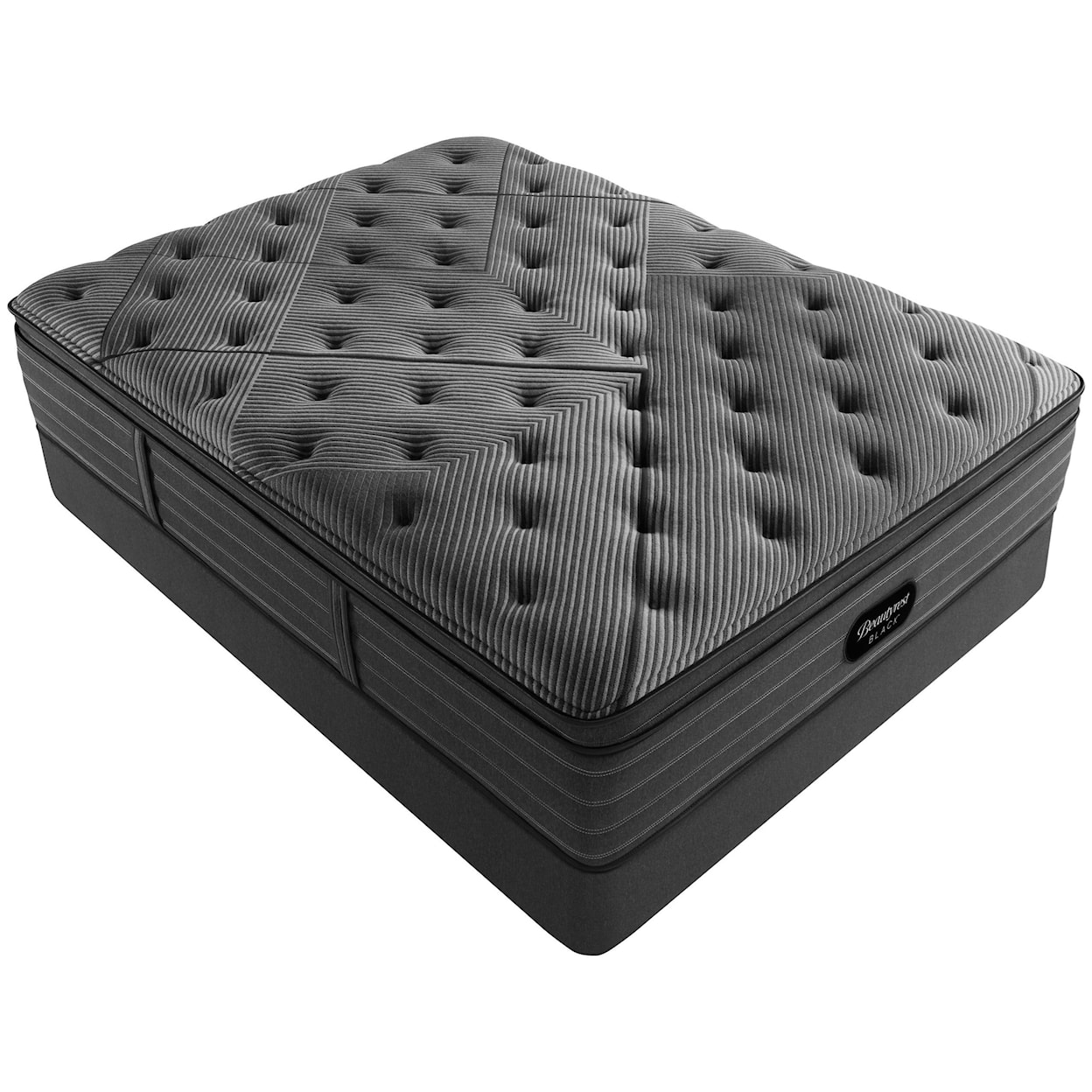 Beautyrest Beautyrest® Black L-Class 14.25" Medium Pillow Top King Medium Mattress Set