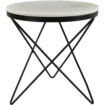 Haley Side Table Black Base