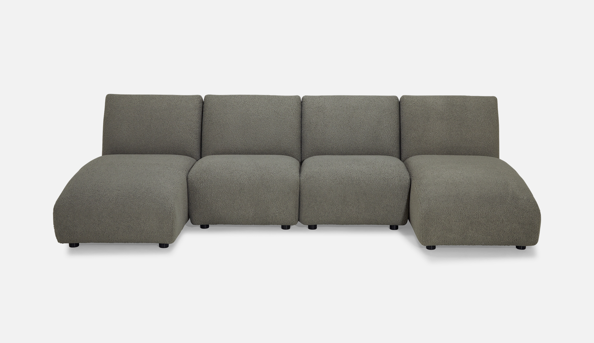 4-Seat Double Chaise Sectional