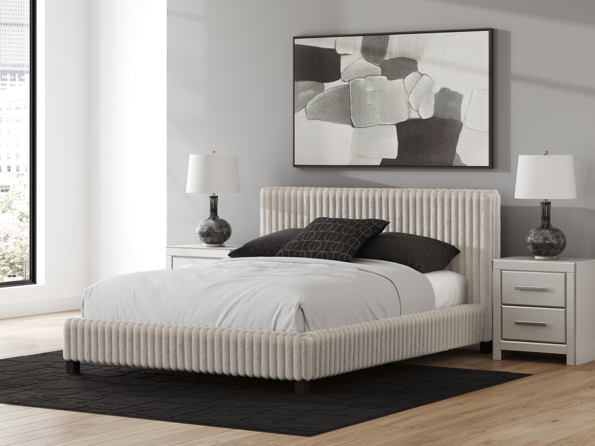 Queen Upholstered Bed