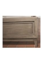 Riverside Furniture Vogue Transitional 5-Drawer Chest in Gray Wash Finish