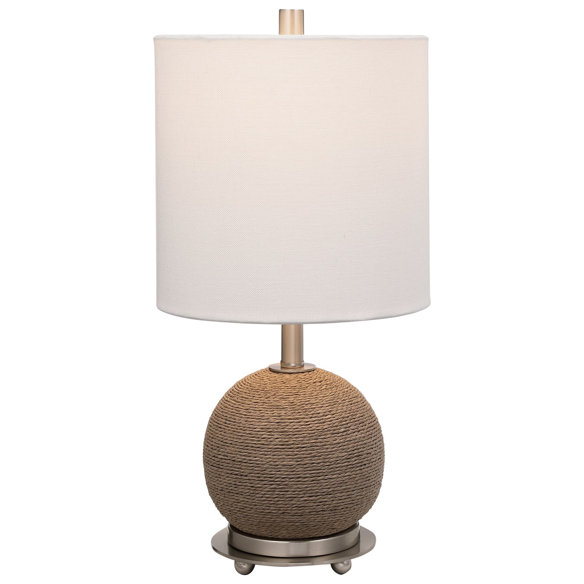 rattan accent lamp