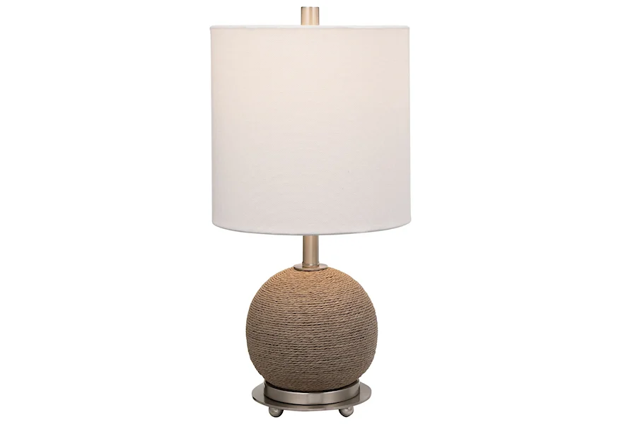 Accent Lamps Captiva Rattan Accent Lamp by Uttermost at Z & R Furniture
