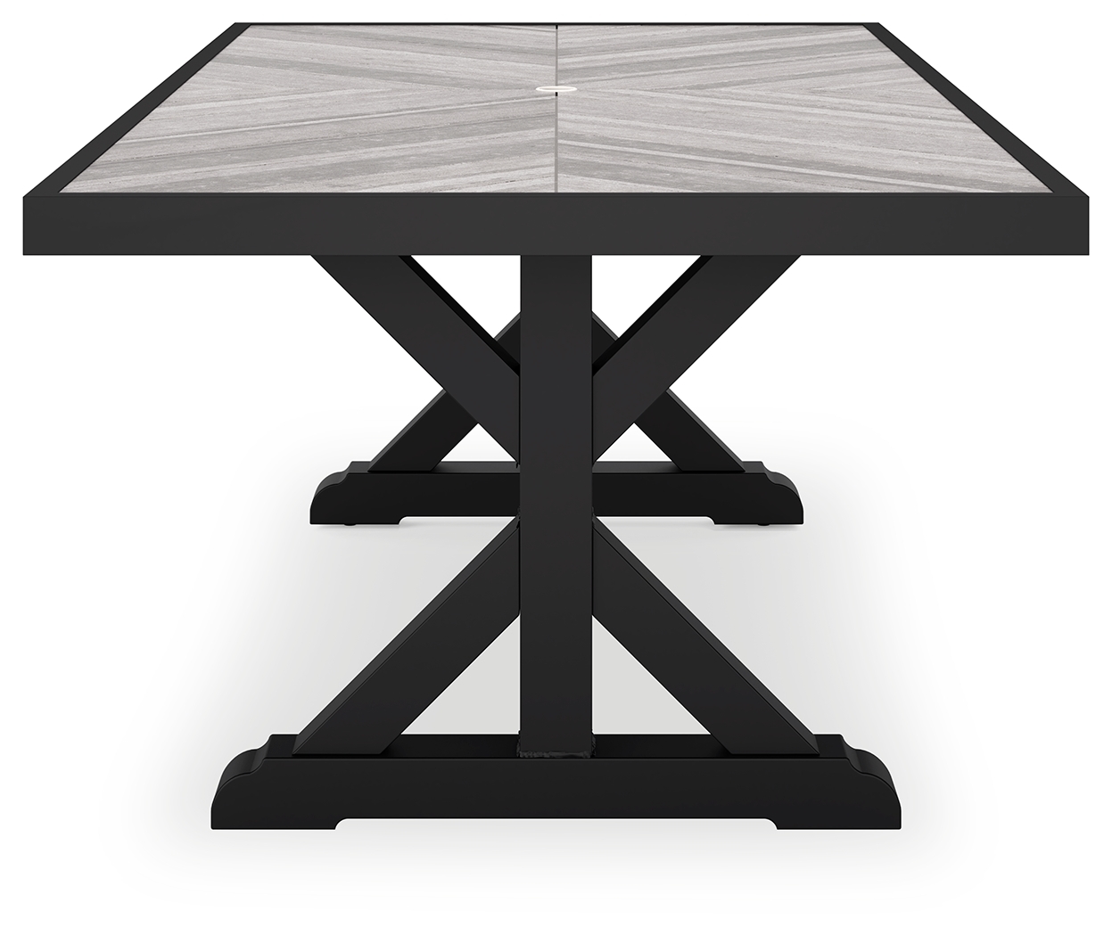 Signature Design by Ashley Beachcroft Rect Dining Table W/Umb Opt