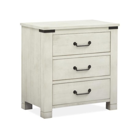 3-Drawer Nightstand