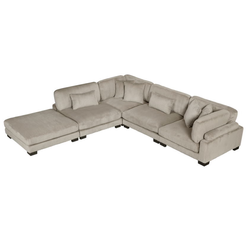Homelegance Traverse 5-Piece Sectional Sofa