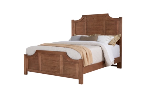 Rustic Farmhouse Queen Scalloped Bed