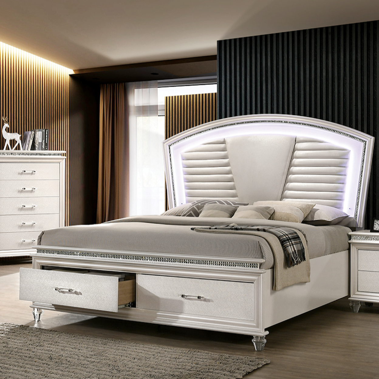 Furniture of America - FOA Maddie King Bed