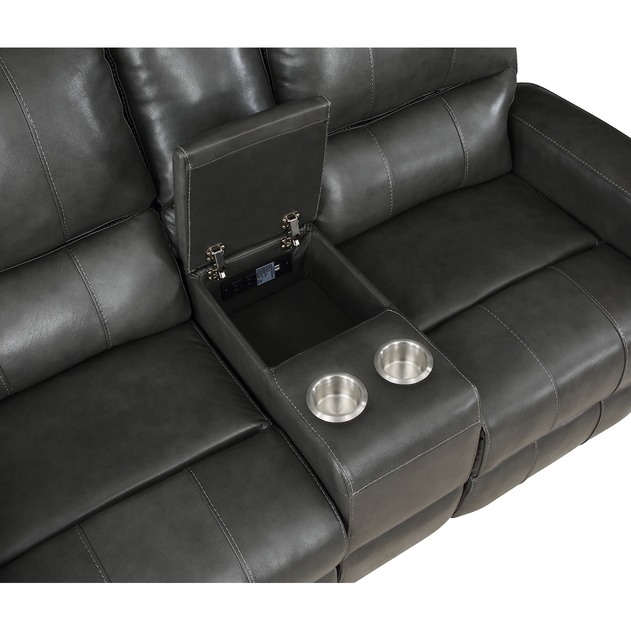 New Classic Linton Power Reclining Loveseat