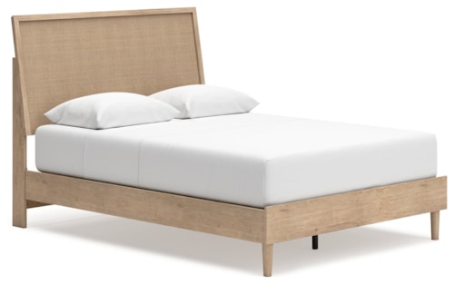 Contemporary Queen Panel Bed