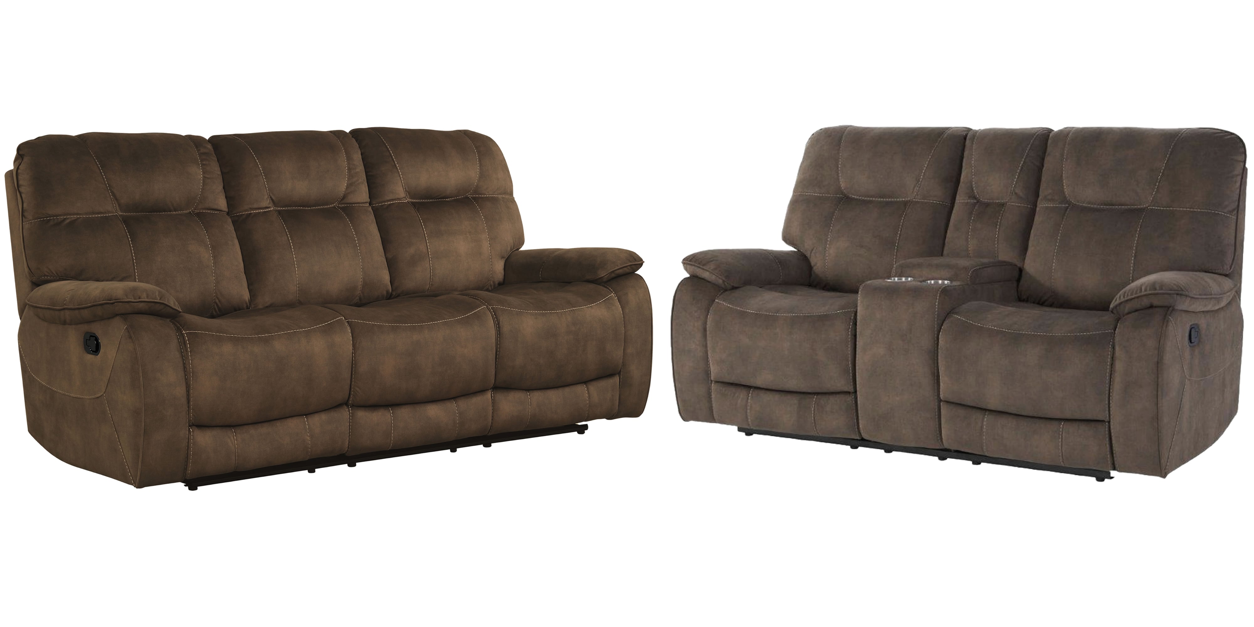 Parker Living Cooper Manual Reclining Sofa and Loveseat Set