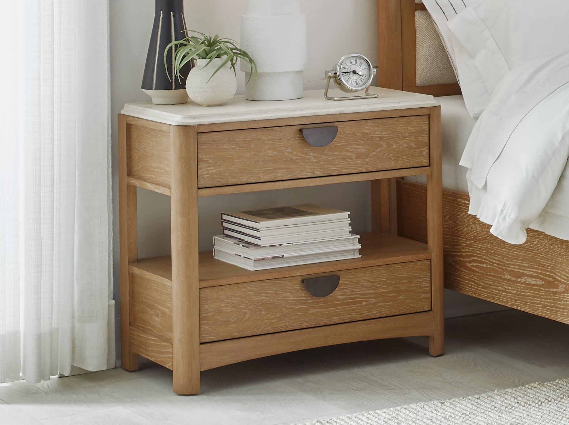 2-Drawer Nightstand