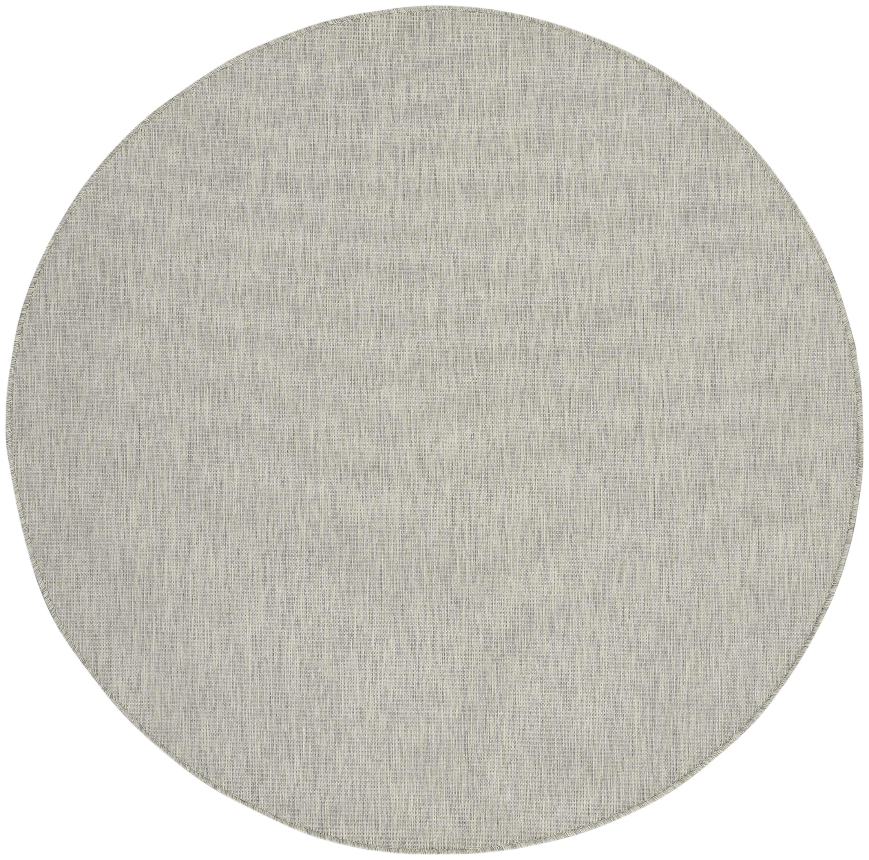 8'  Light Grey Round Rug
