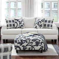 Contemporary Sleeper Sofa in Peformance Fabric