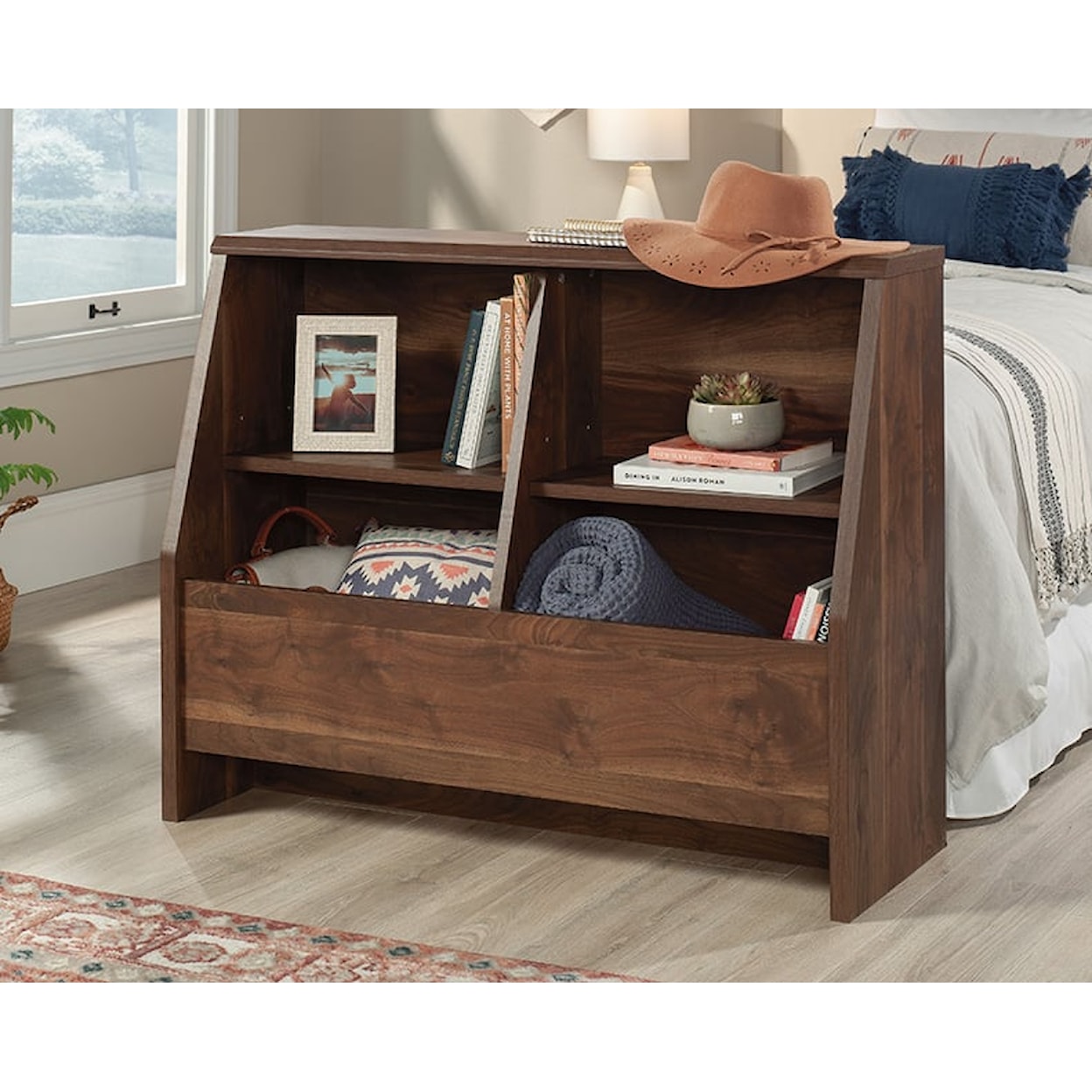 Sauder Willow Place Bookshelf Footboard