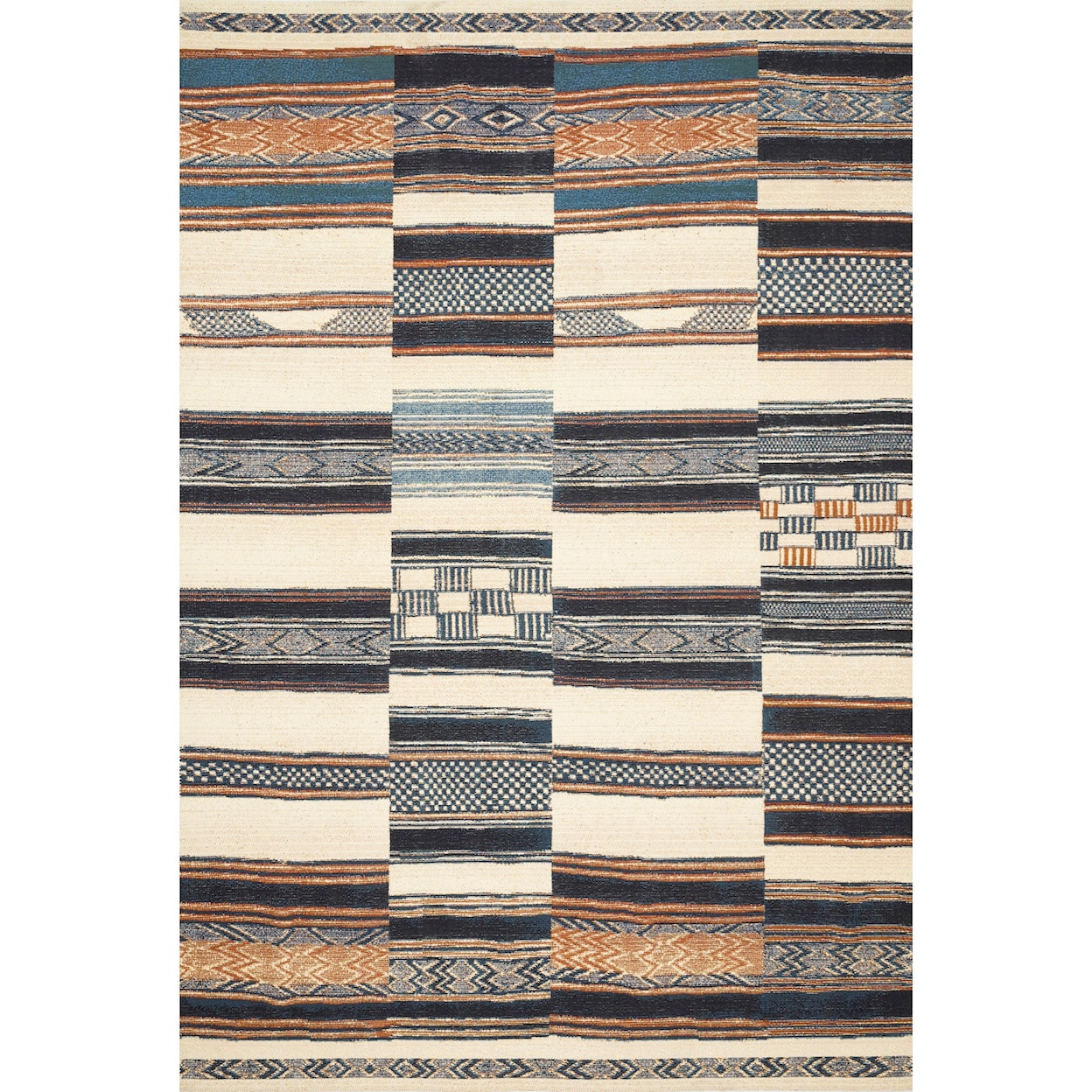 Reeds Rugs Mika 2'5" x 7'8" Ivory / Multi Rug